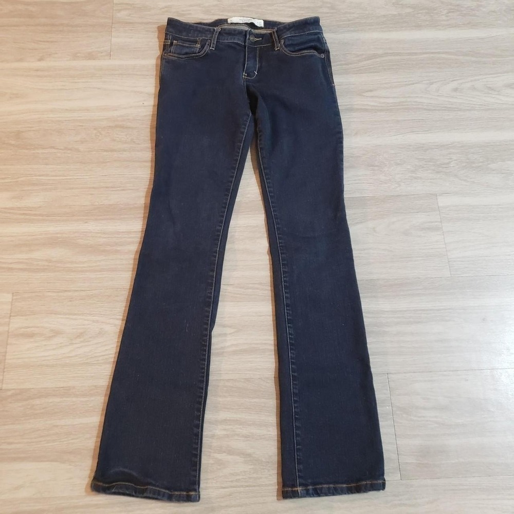 Abercrombie & Fitch The A&F Boot Jeans Dark Wash 4L 27x32.5 Bootcut Denim